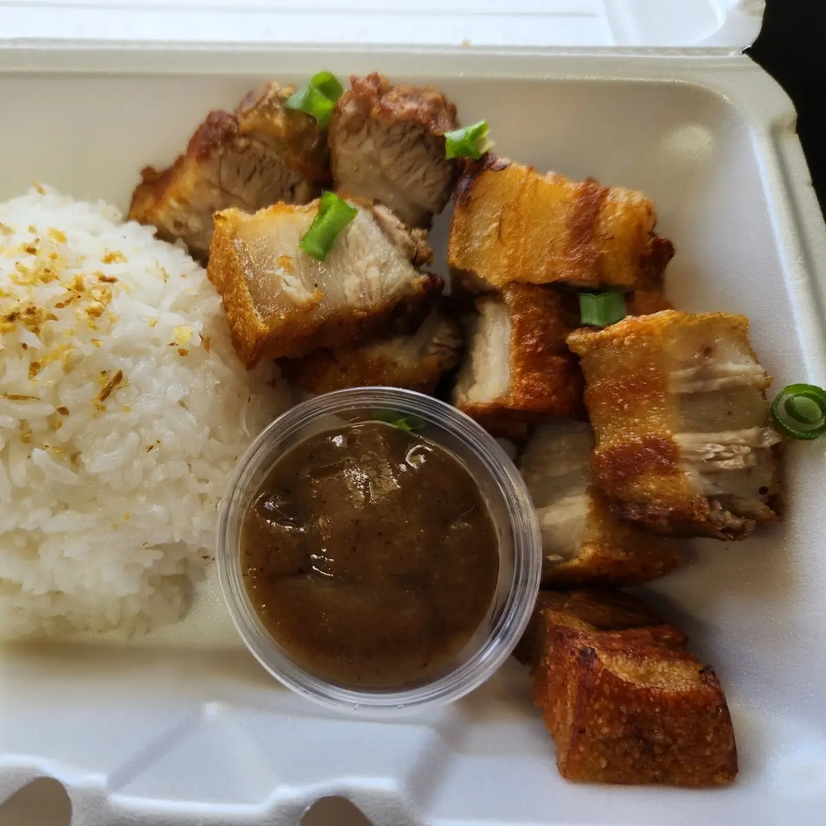 Lechon Kawali with Rice