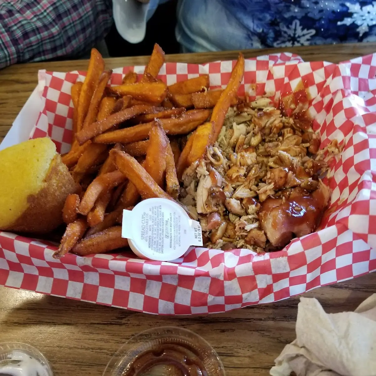 Pulled Pork and Sweet Potato Fries