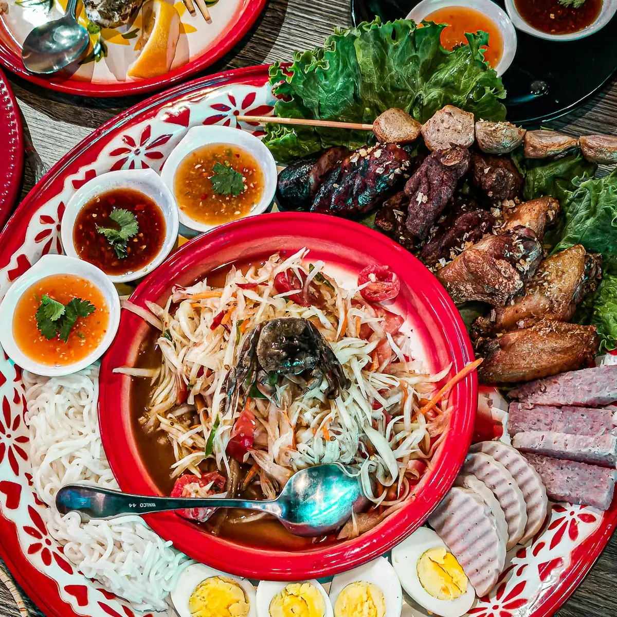 Thai Som Tum Platter