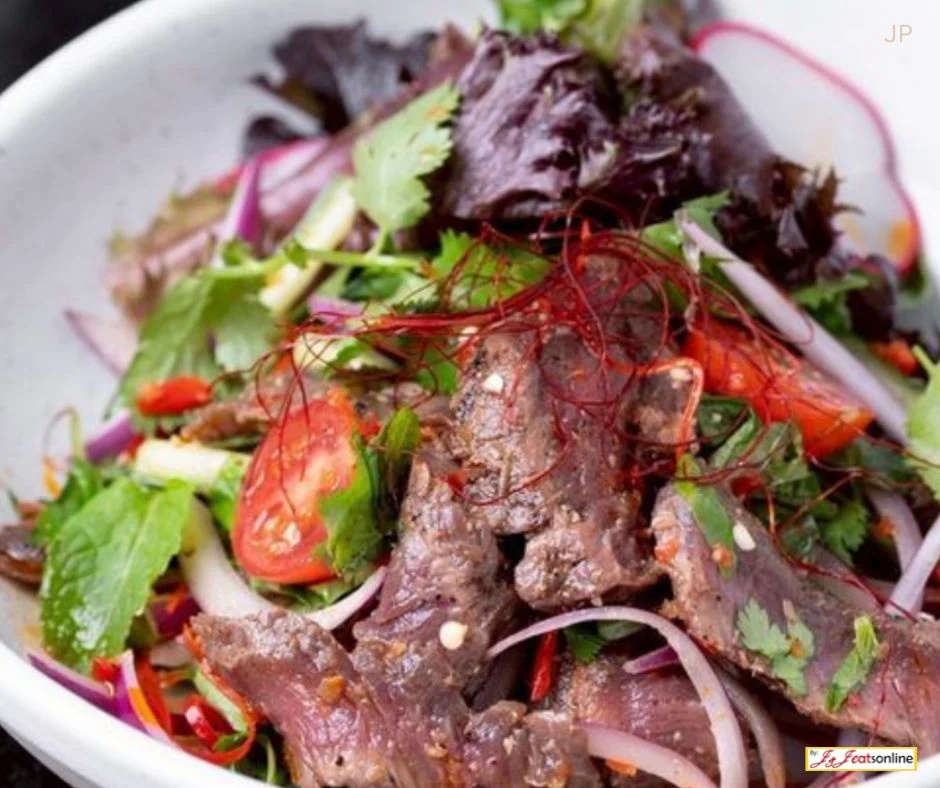 Thai Beef Salad, Chim by Hanuman Thai