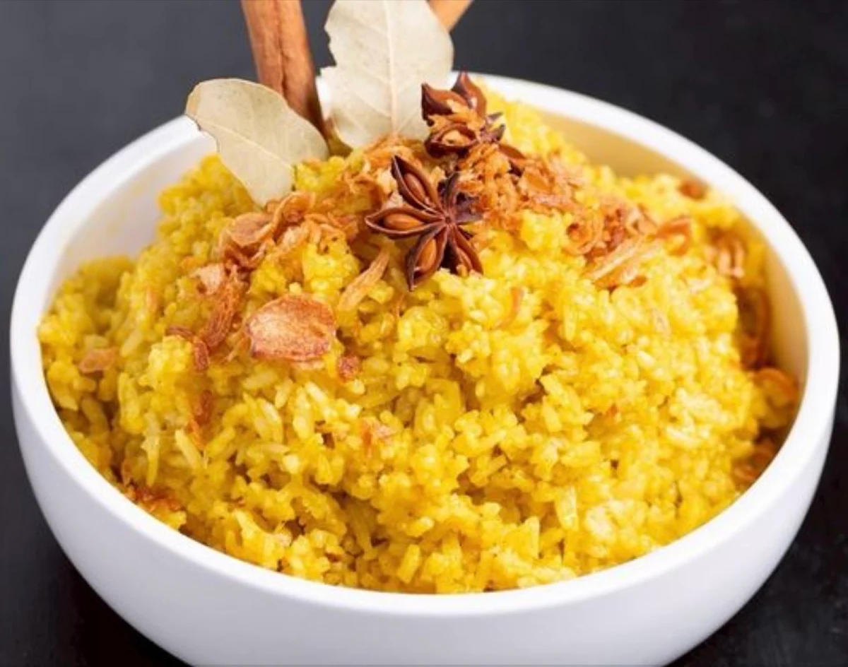 Turmeric Rice, Chim by Hanuman Thai
