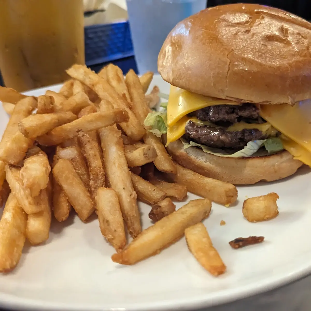 Smash Burger and Fries