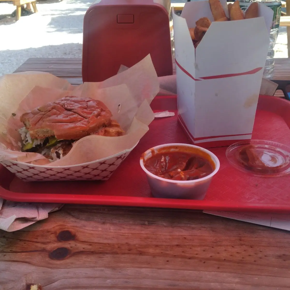 Fish Sandwich and Fries