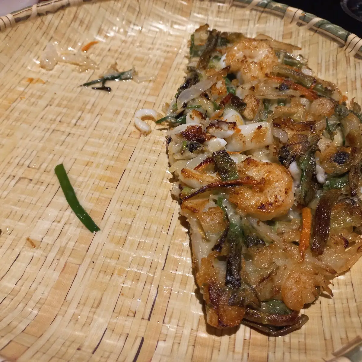 Korean Seafood Pancake 해물파전