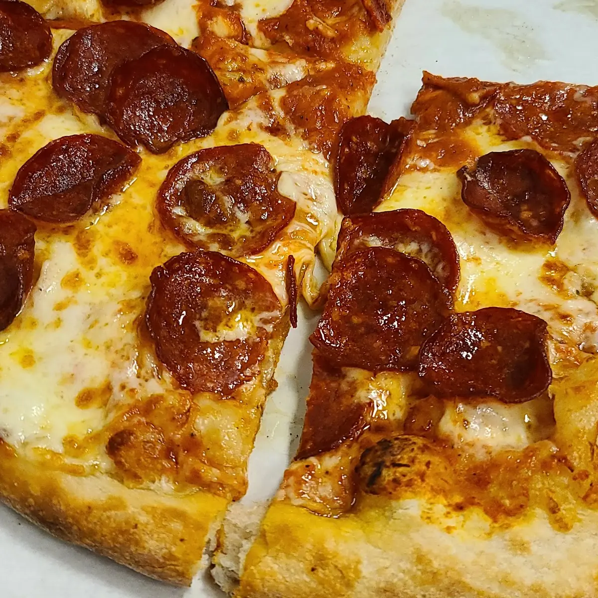 Pepperoni Pizza Extra Cheese and Pepperoni