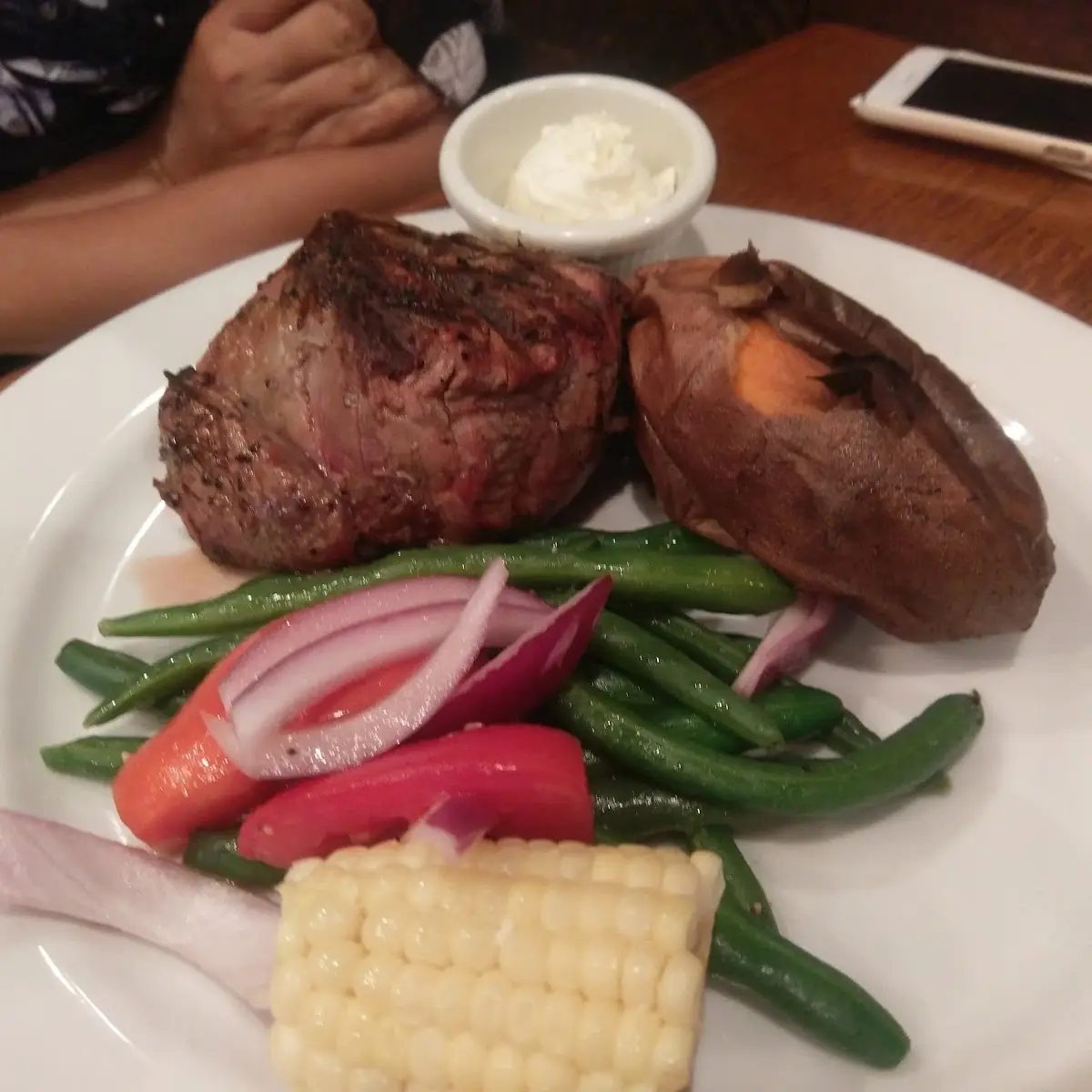 Porterhouse Steak Garlic Mashed Potatoes