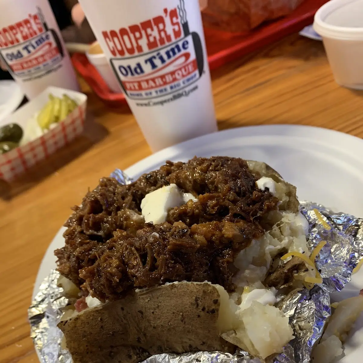 Chopped Beef Baked Potato