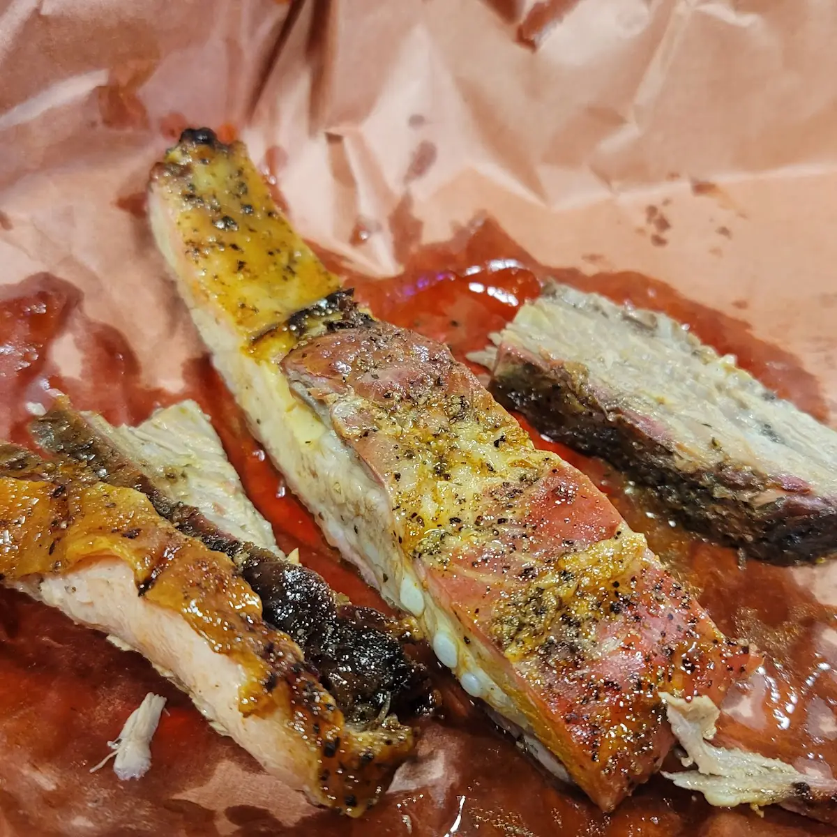 Pork Ribs and Brisket