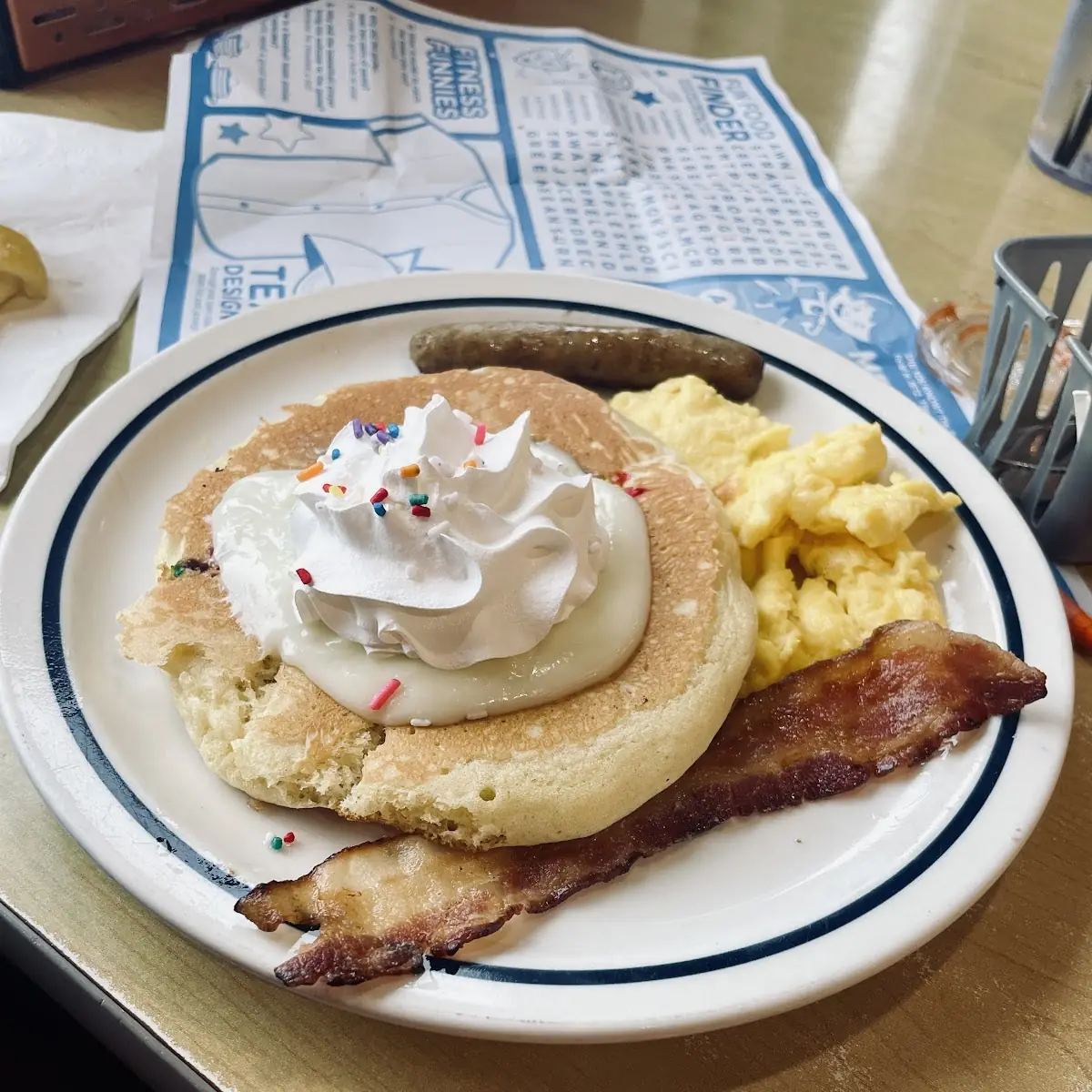 Jr Cupcake Pancake Combo