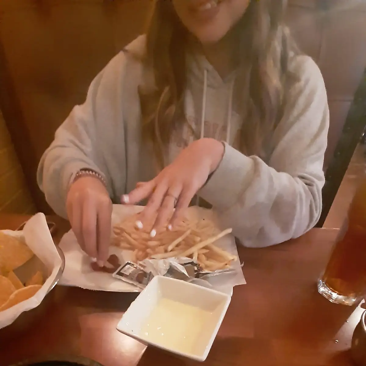 Cheese Quesadilla with Fries
