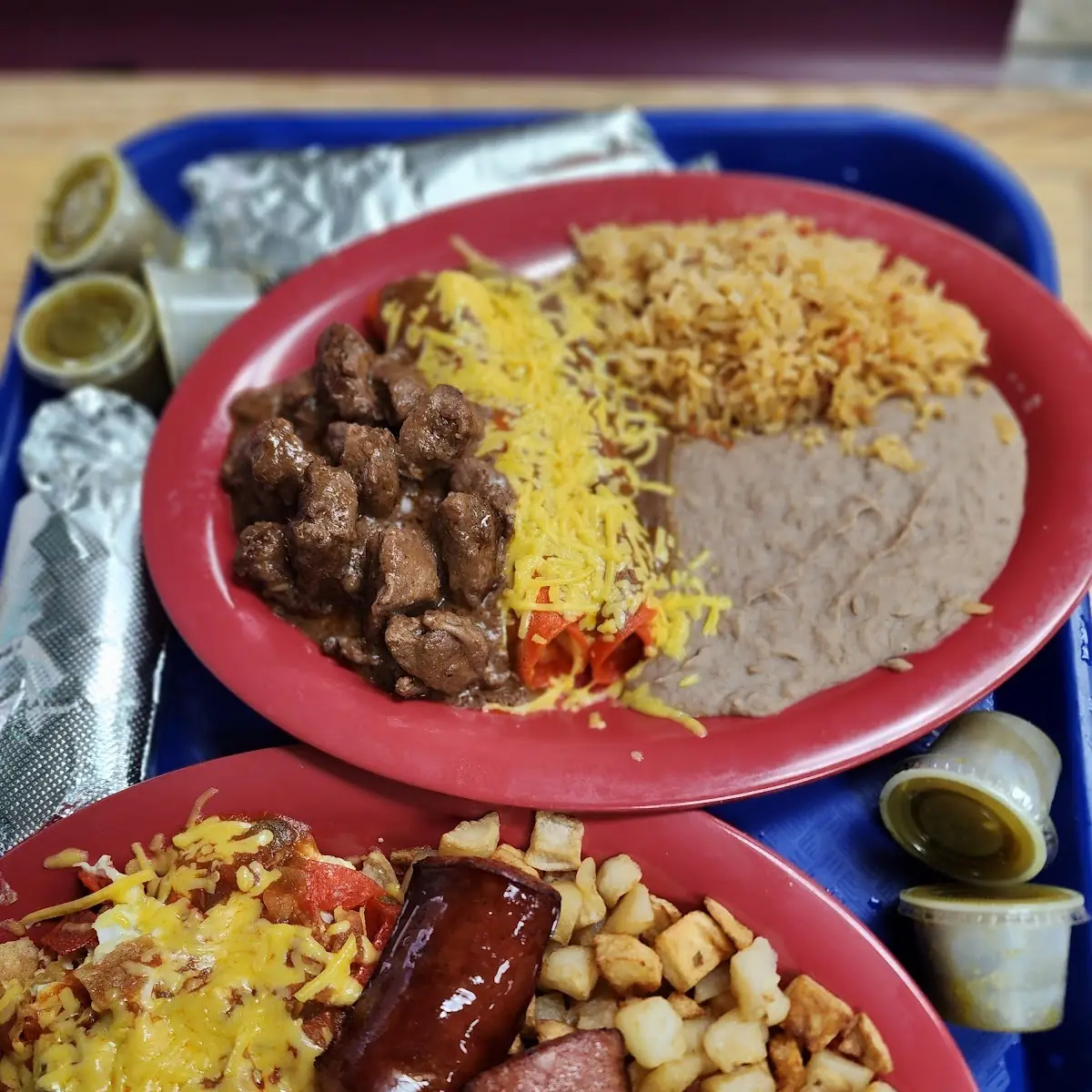 Rice & Beans One Cheese Enchilada
