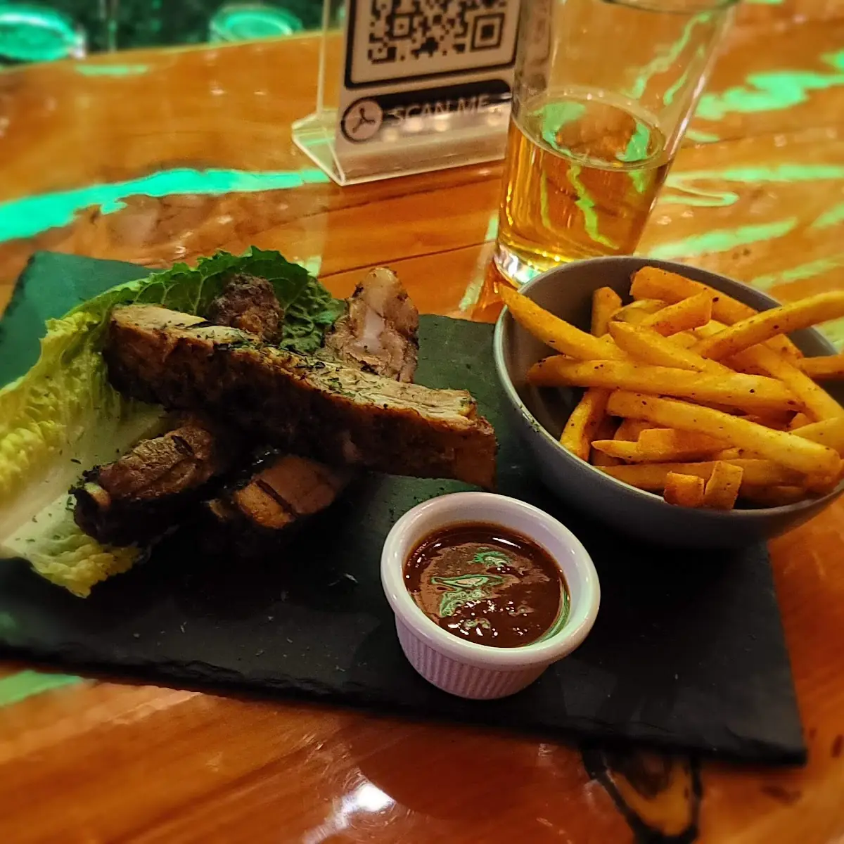Pork Ribs and Fries