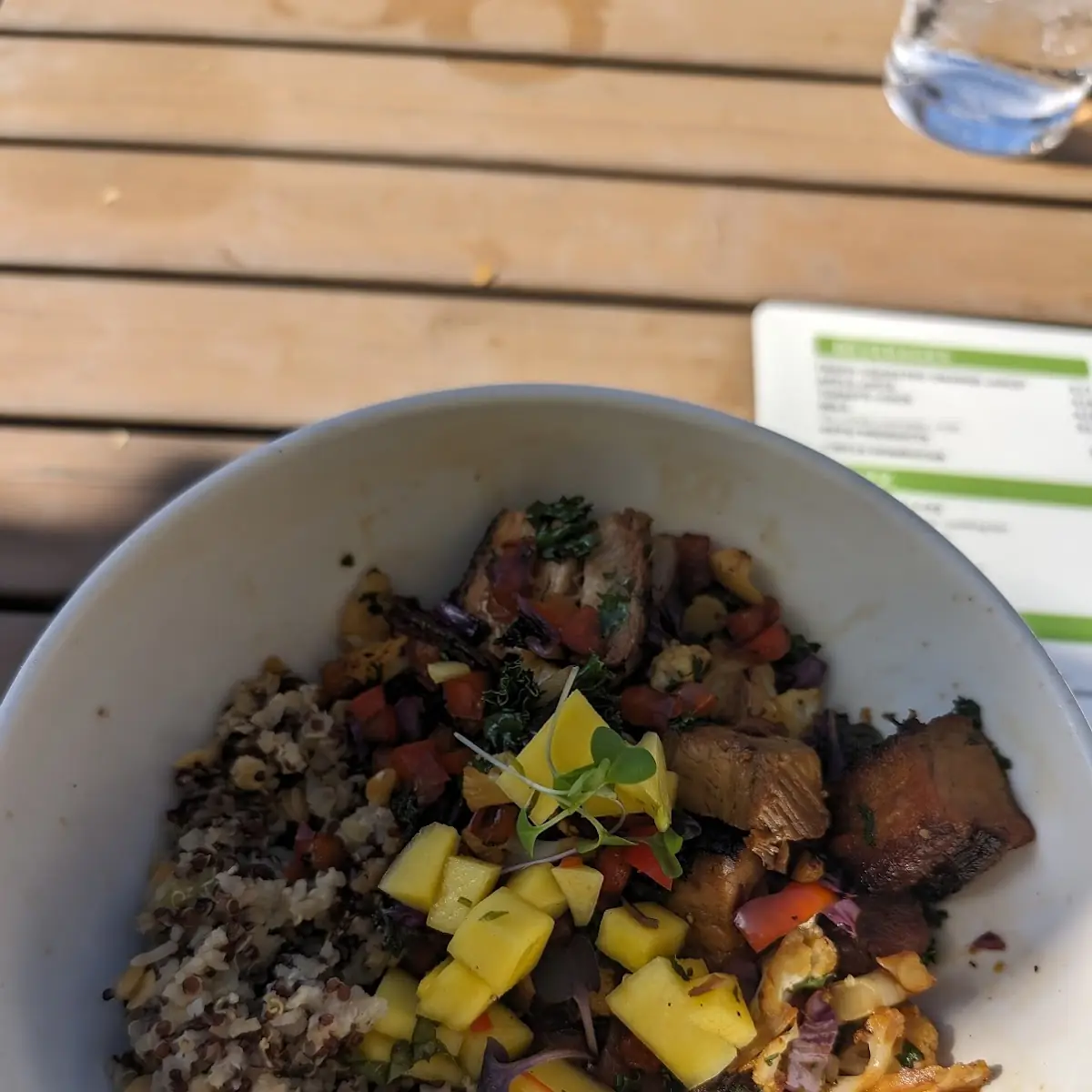 Pork Belly Grain Bowl