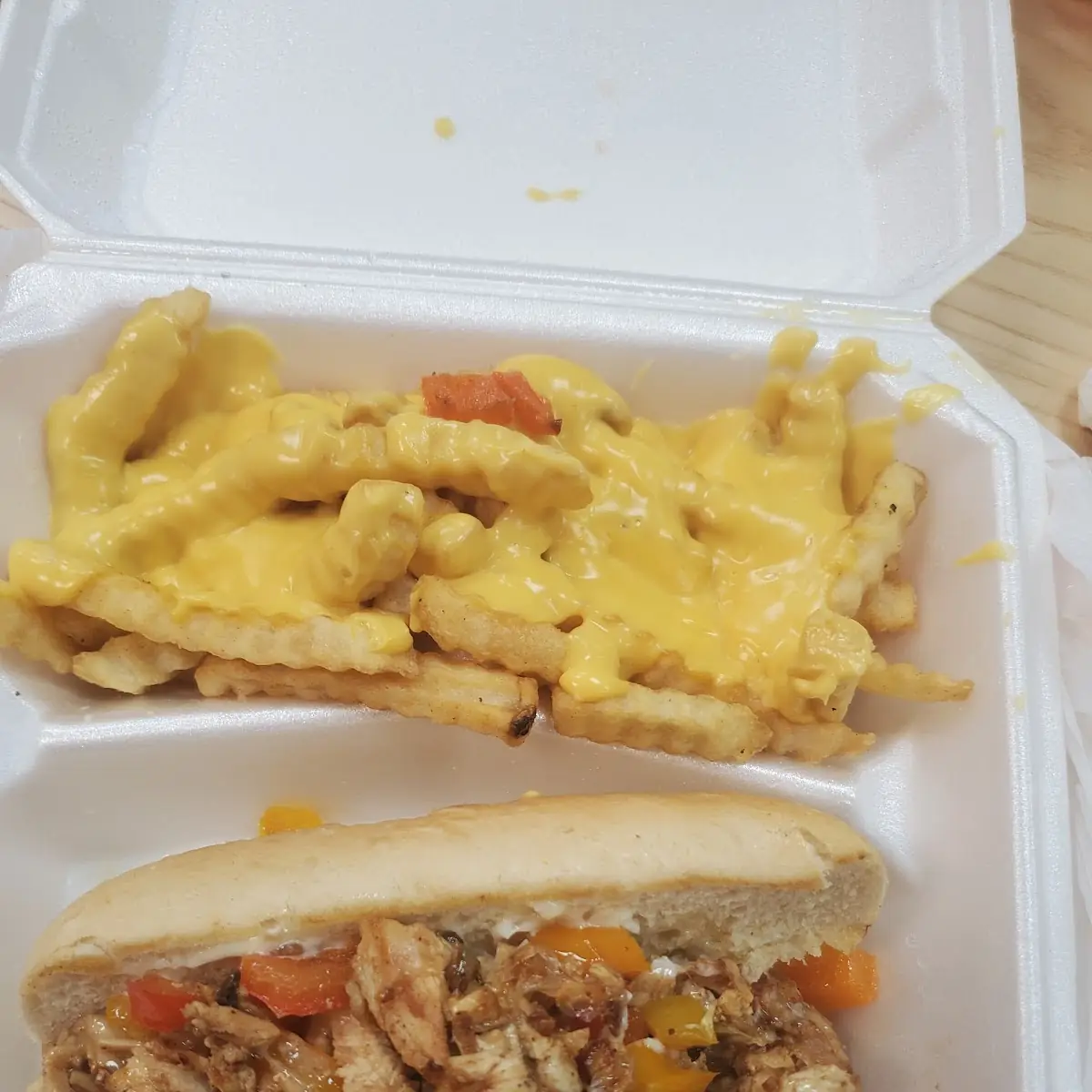 Chicken Philly with Cheese Fries