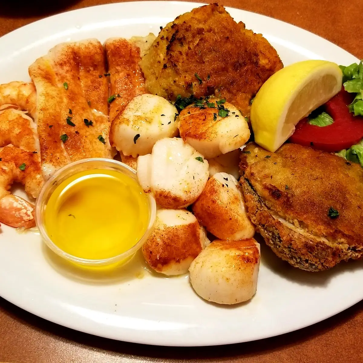 Broiled Seafood Combination