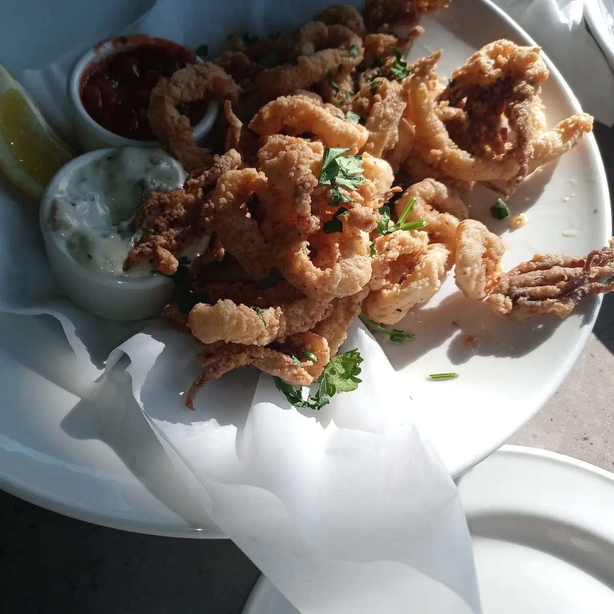 Fried Calamari with Dipping Sauces