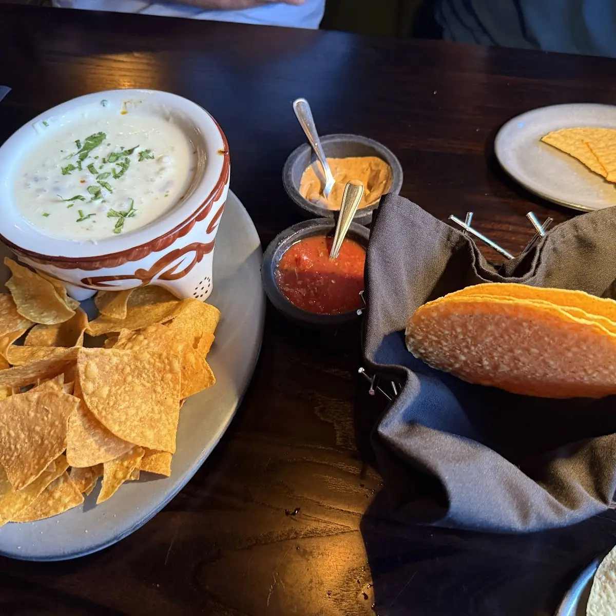 Corn Tortilla Chips and Queso