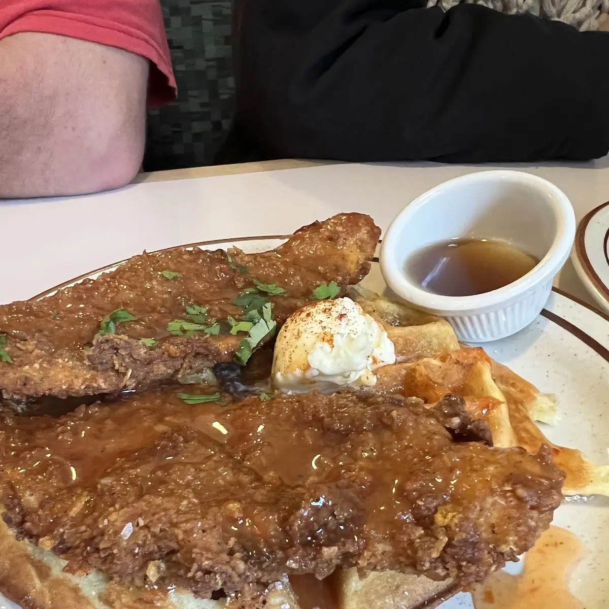 Spicy Chicken and Waffles