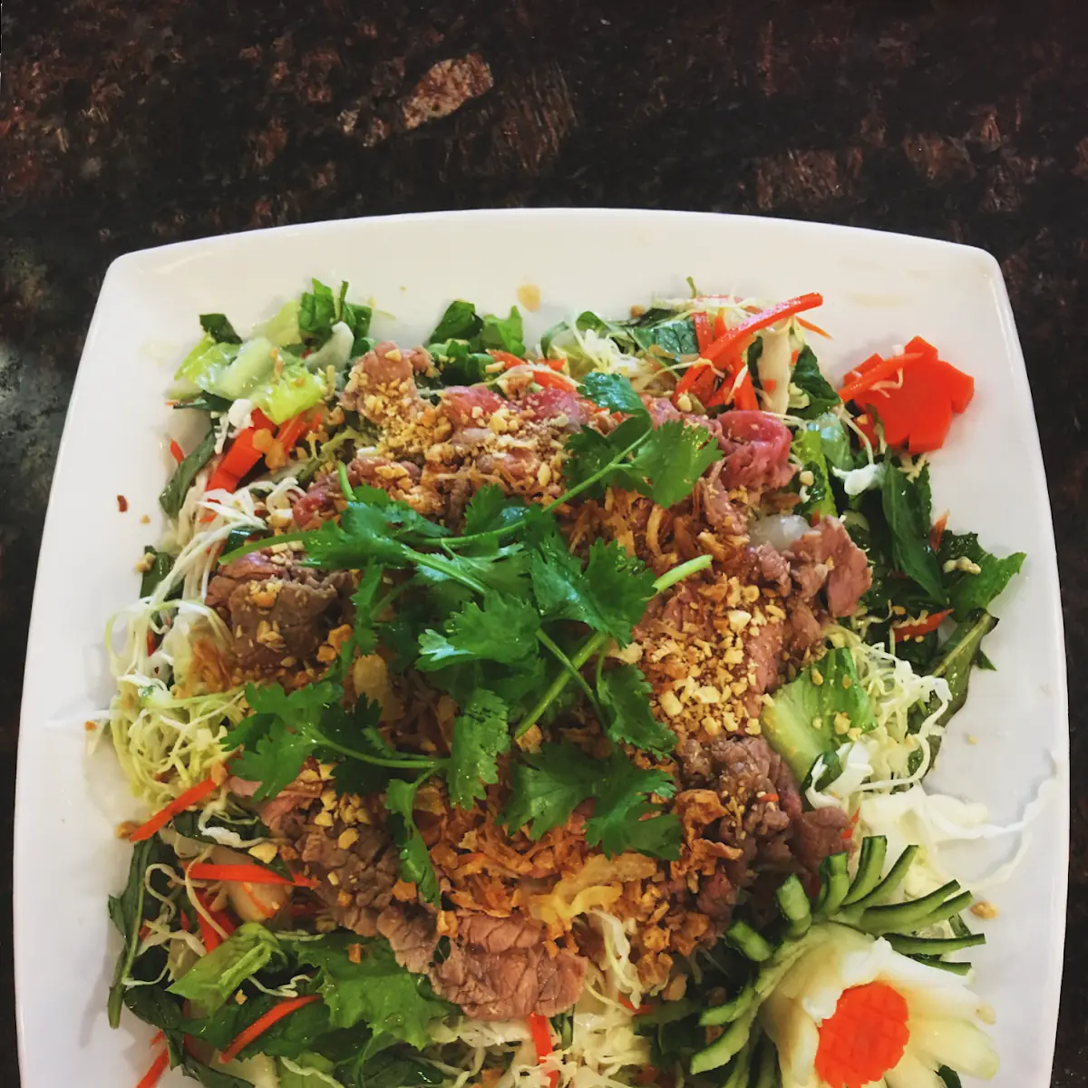 Grilled Beef Woven Vermicelli