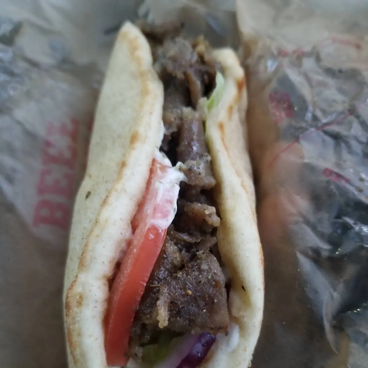 Roast Beef Gyro Sandwich