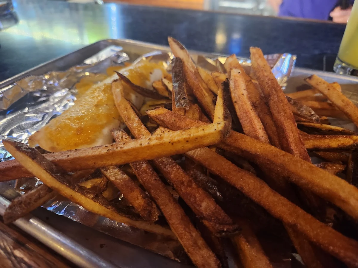 Fresh Cut Fries and Beef Burrito