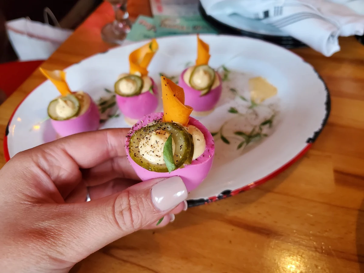 Pickled Deviled Eggs