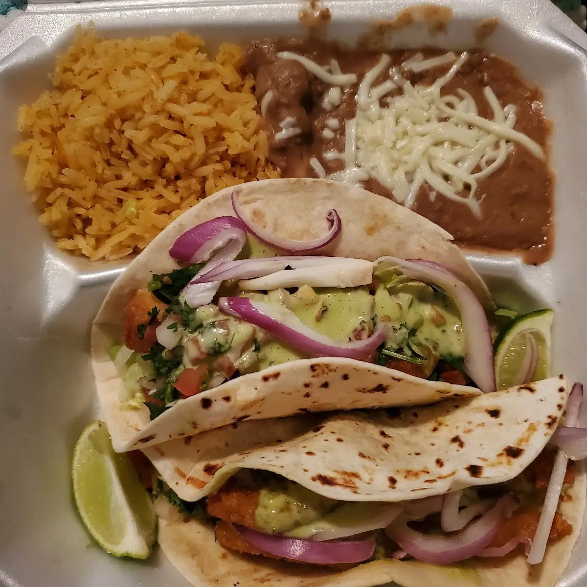 Fish Taco Plate