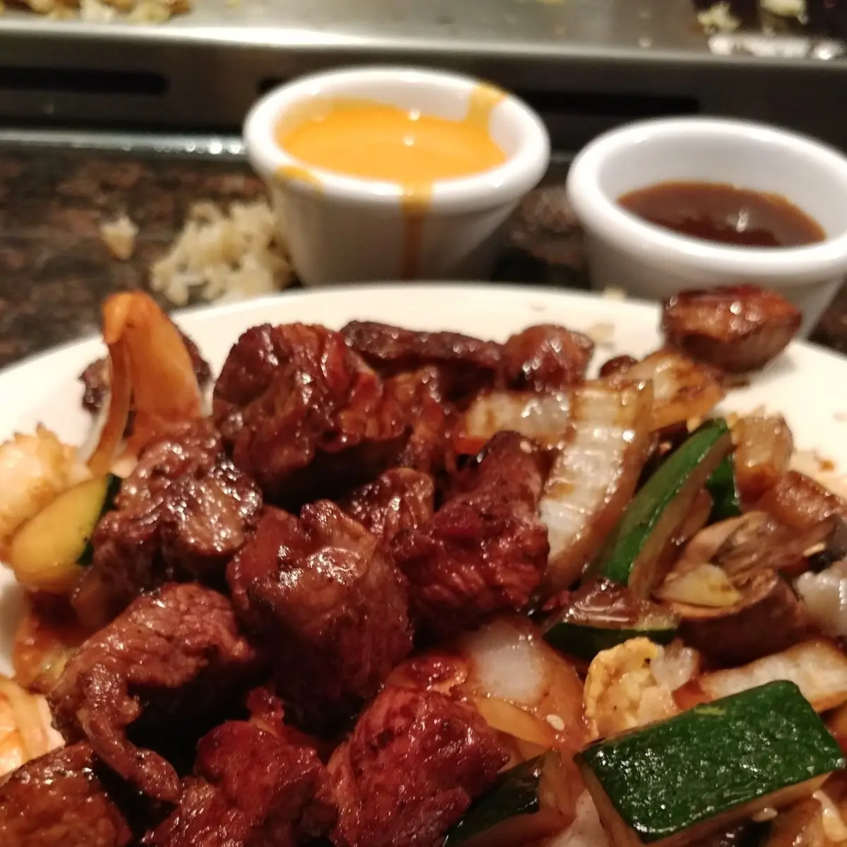 Steak and Shrimp Entrée