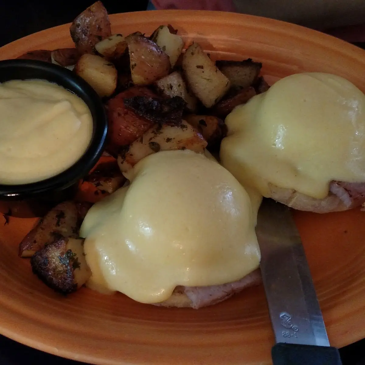 Eggs Benedict with Home Fries