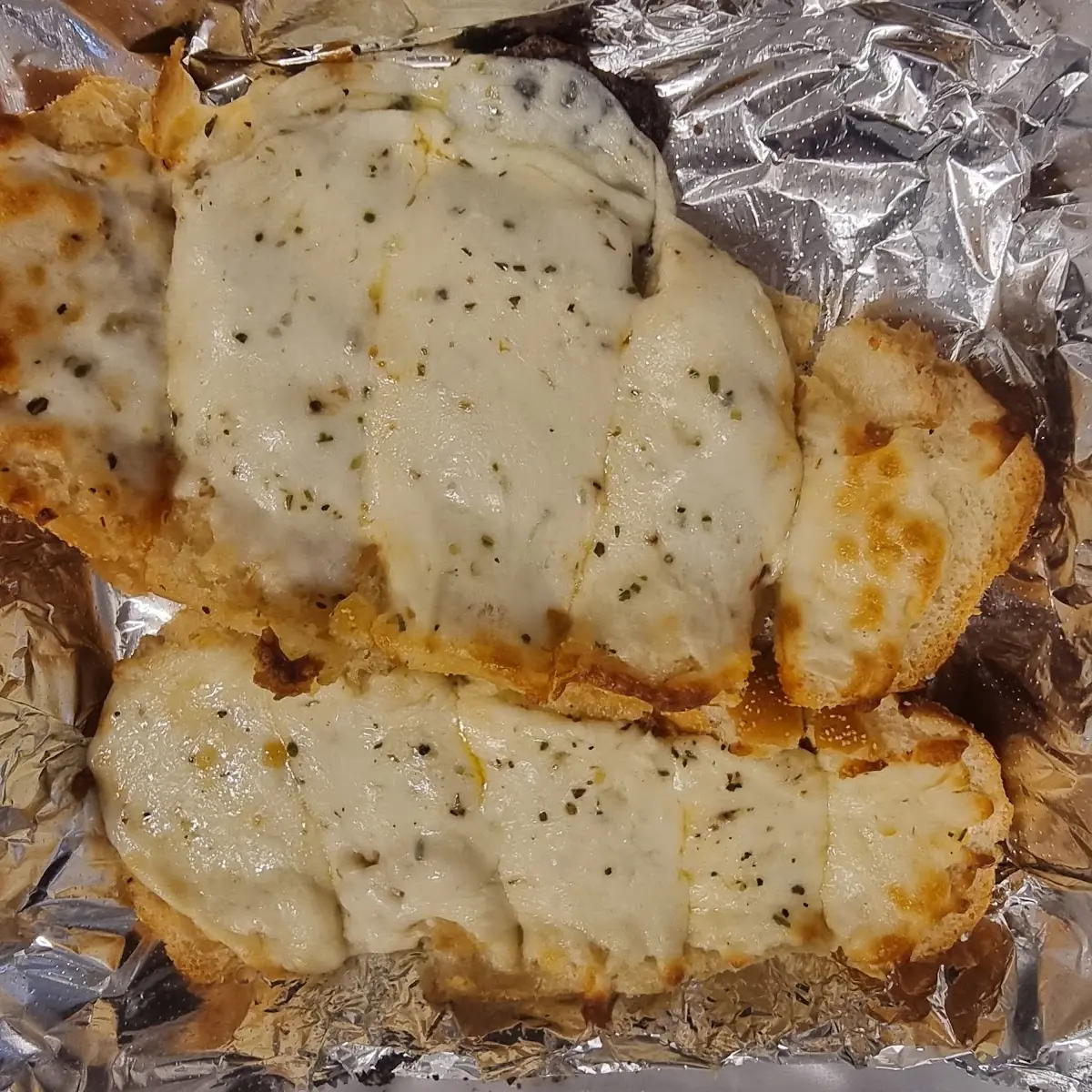 Loaf of Garlic Bread with Cheese
