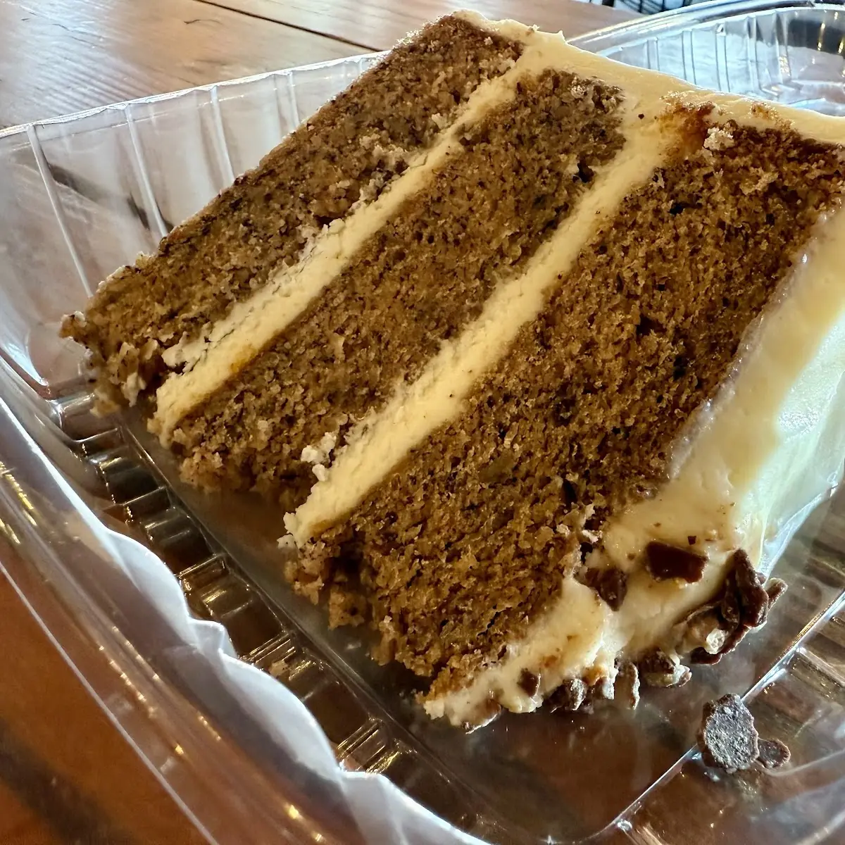 Pumpkin Spice Cake Slice
