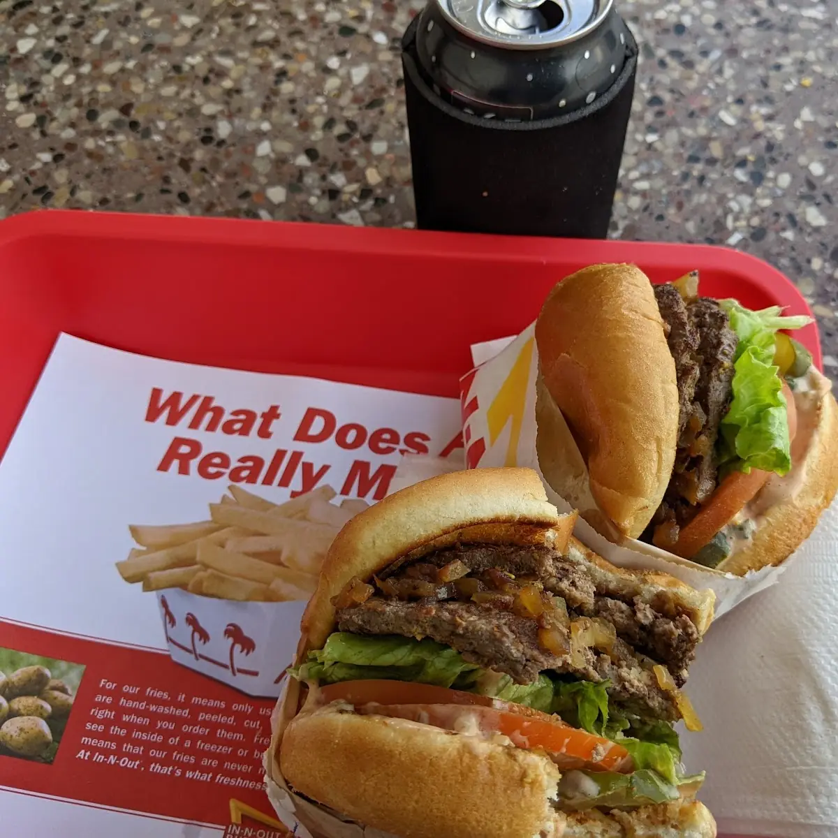 Double Hamburger Animal Style