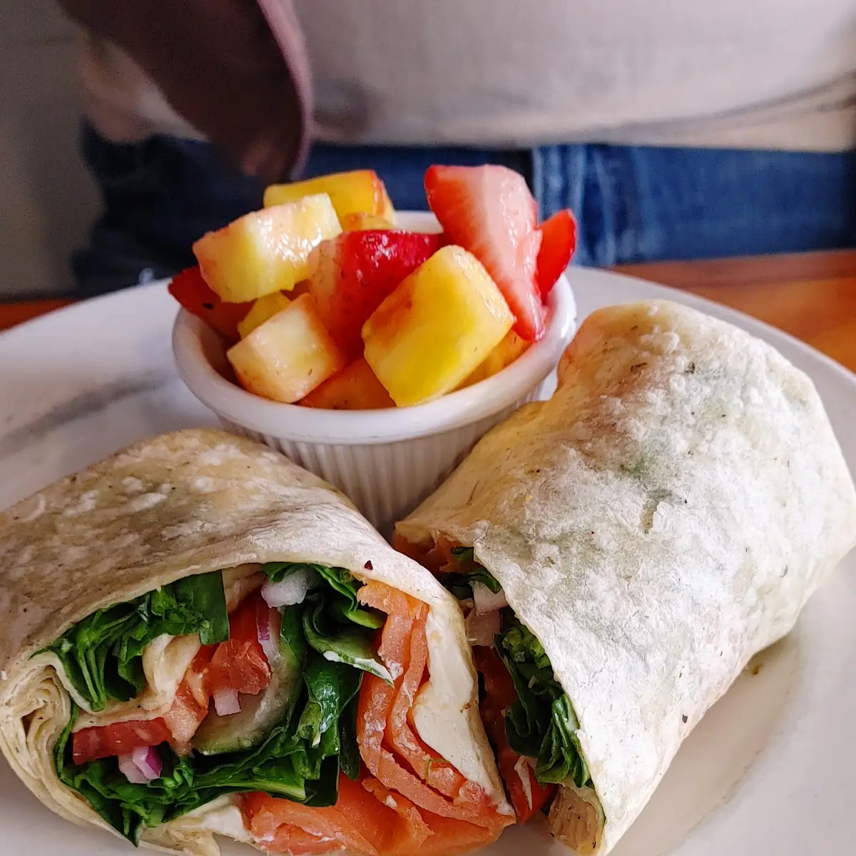 Smoked Salmon Wrap