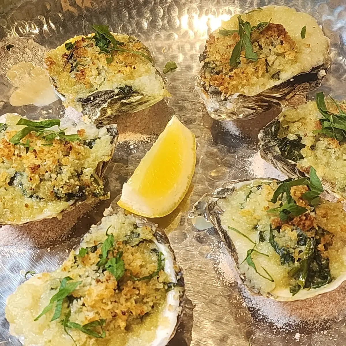 Oysters Rockefeller