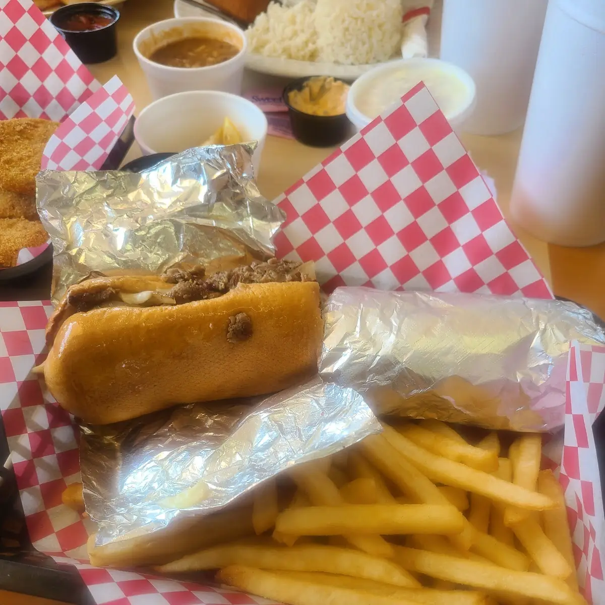 Philly Cheese Steak with Fries