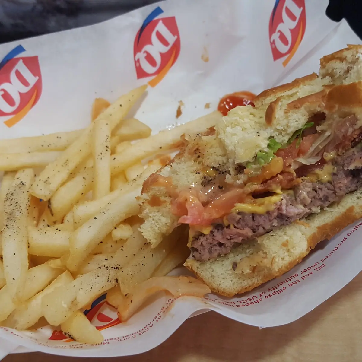 1 3lb Bacon Cheese Burger Combo