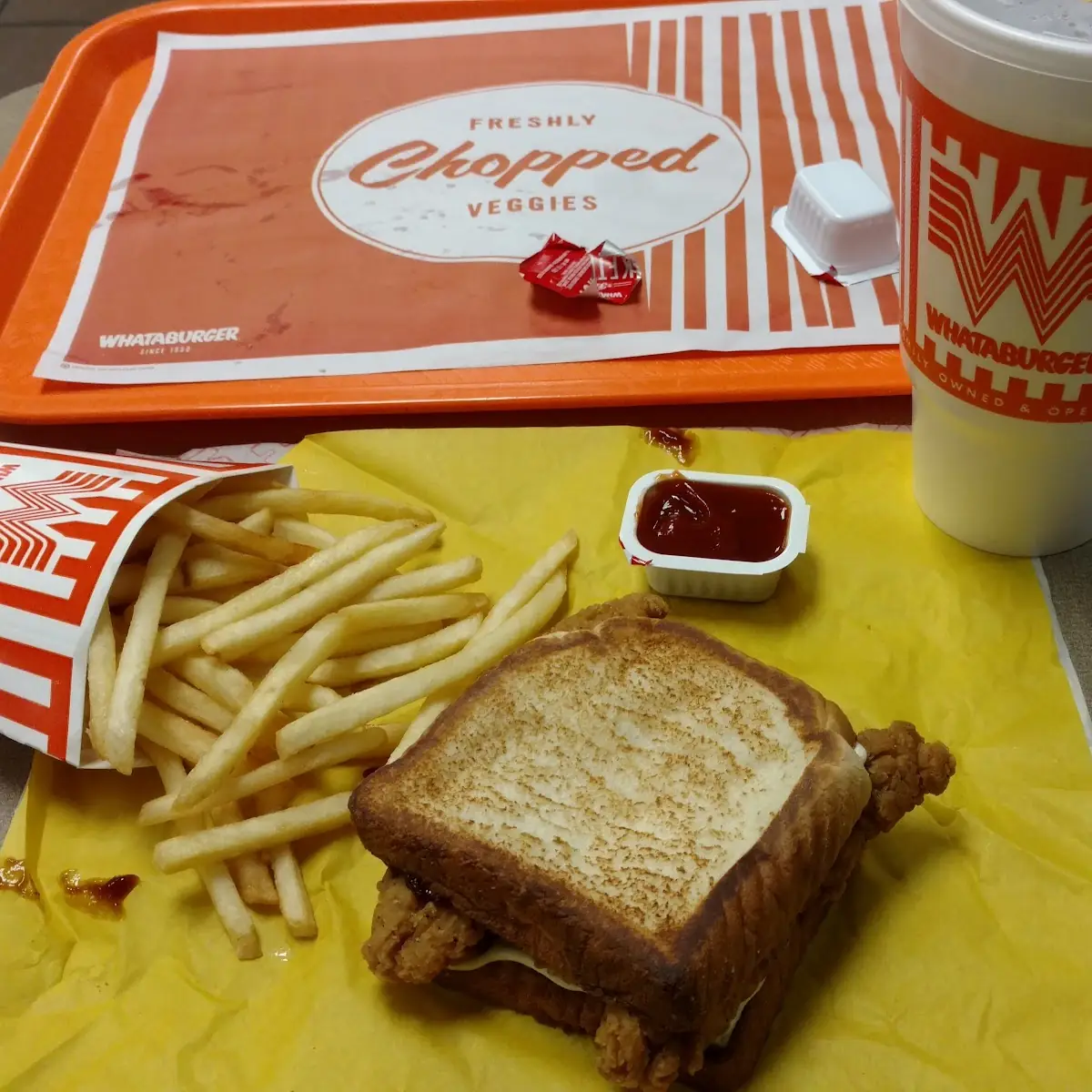 Honey BBQ Chicken Strip Meal
