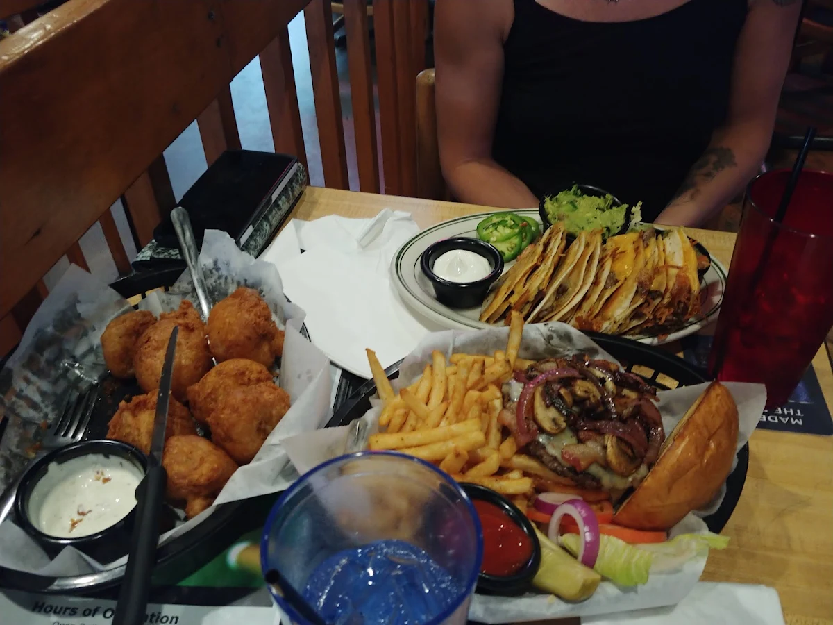 Fried Mushrooms Greenfield Burger Steak Quesadilla