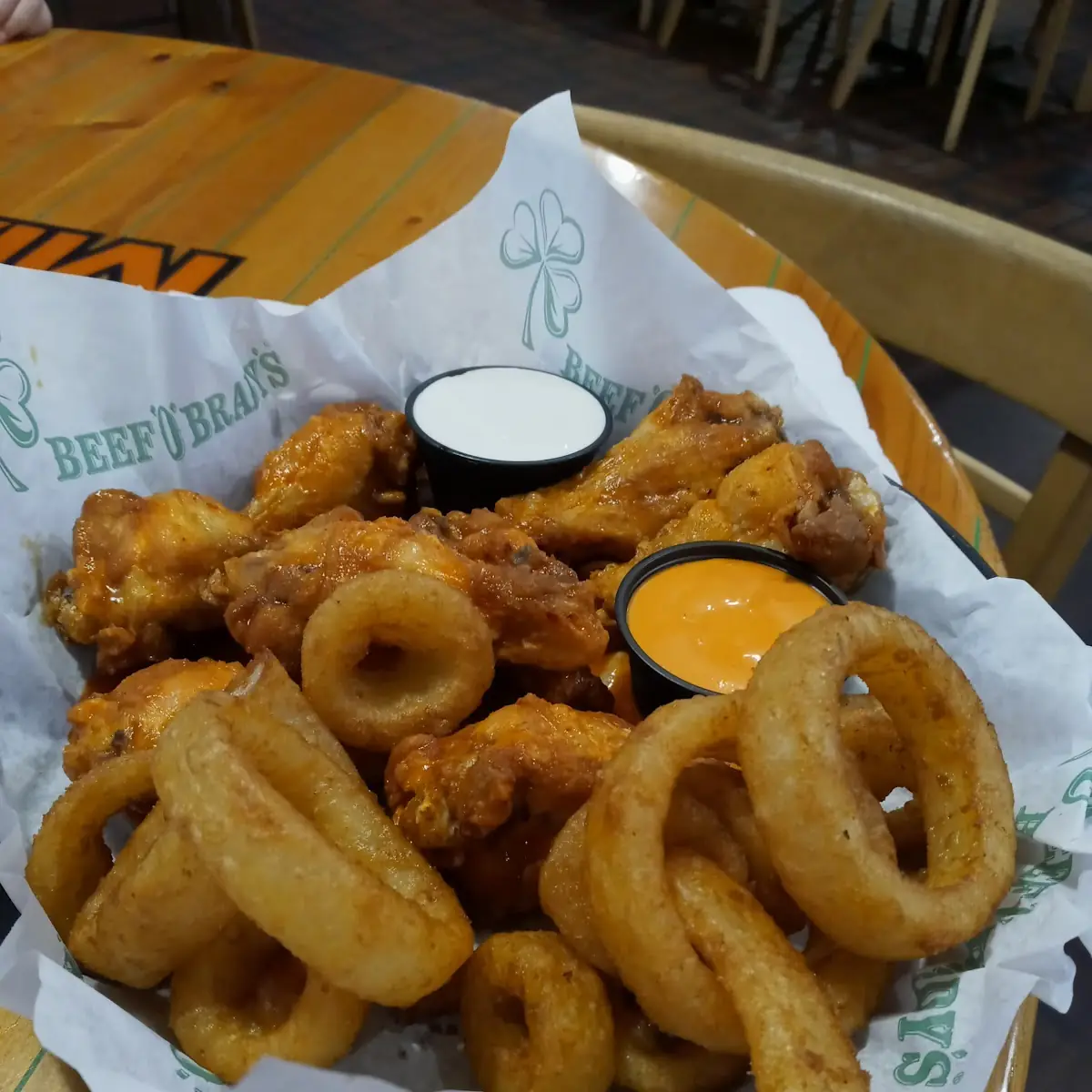 Chicken Wings Drums Only Onion Rings