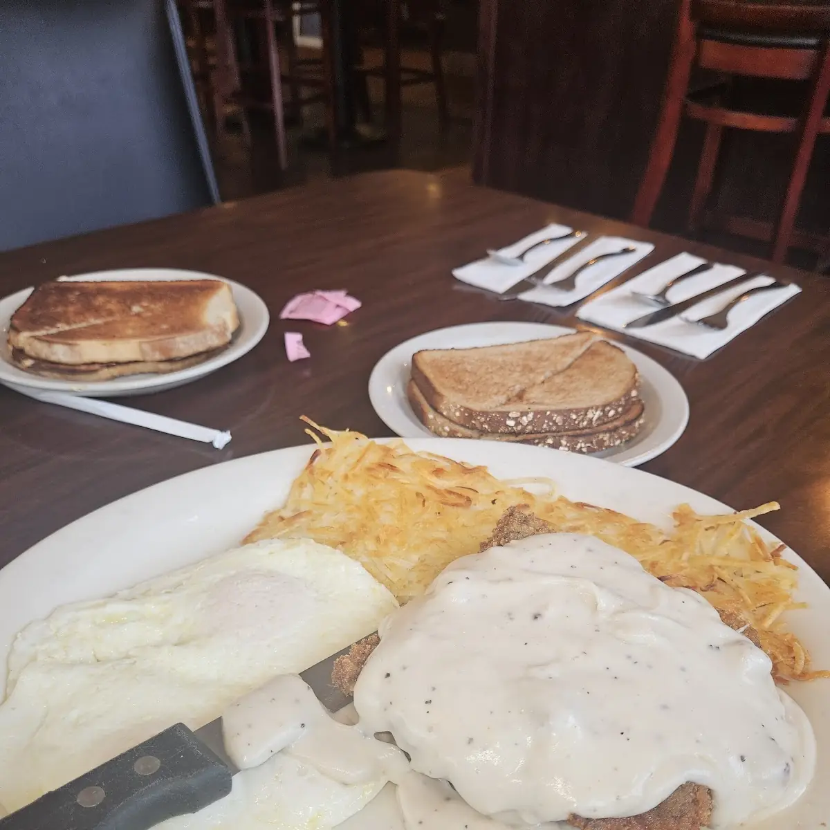 Chicken Fried Steak and Eggs