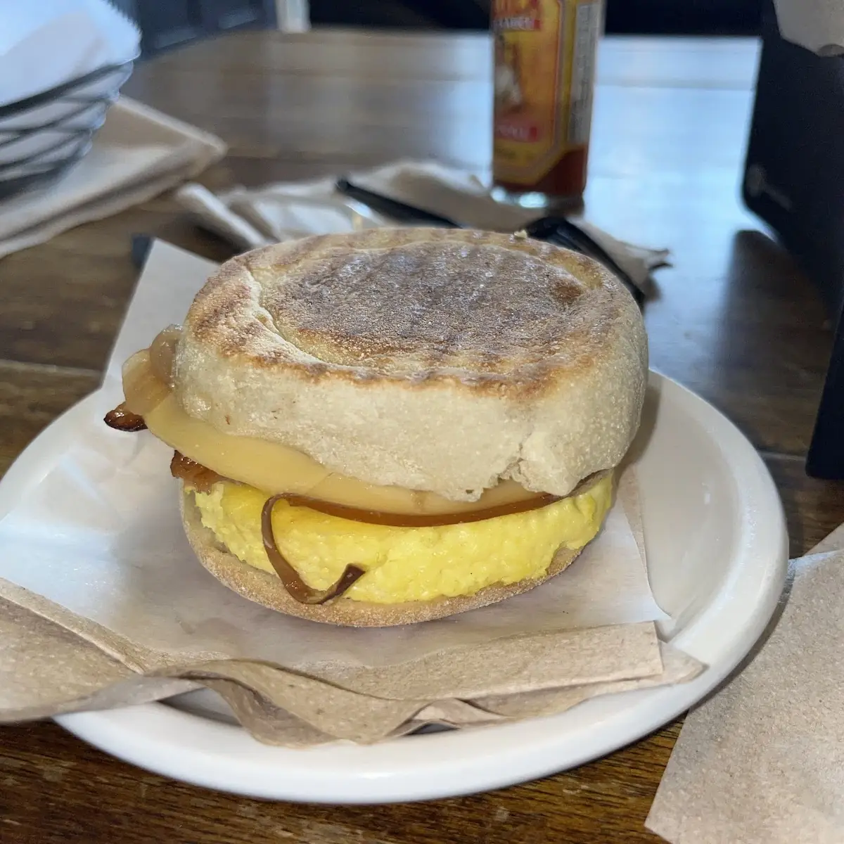 Sunrise Gouda Breakfast Sandwich
