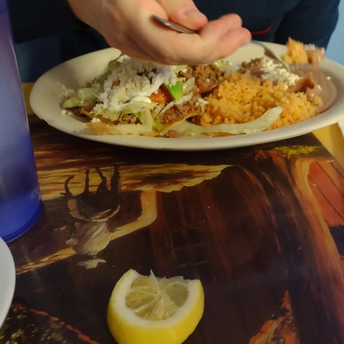 Beef Tostada