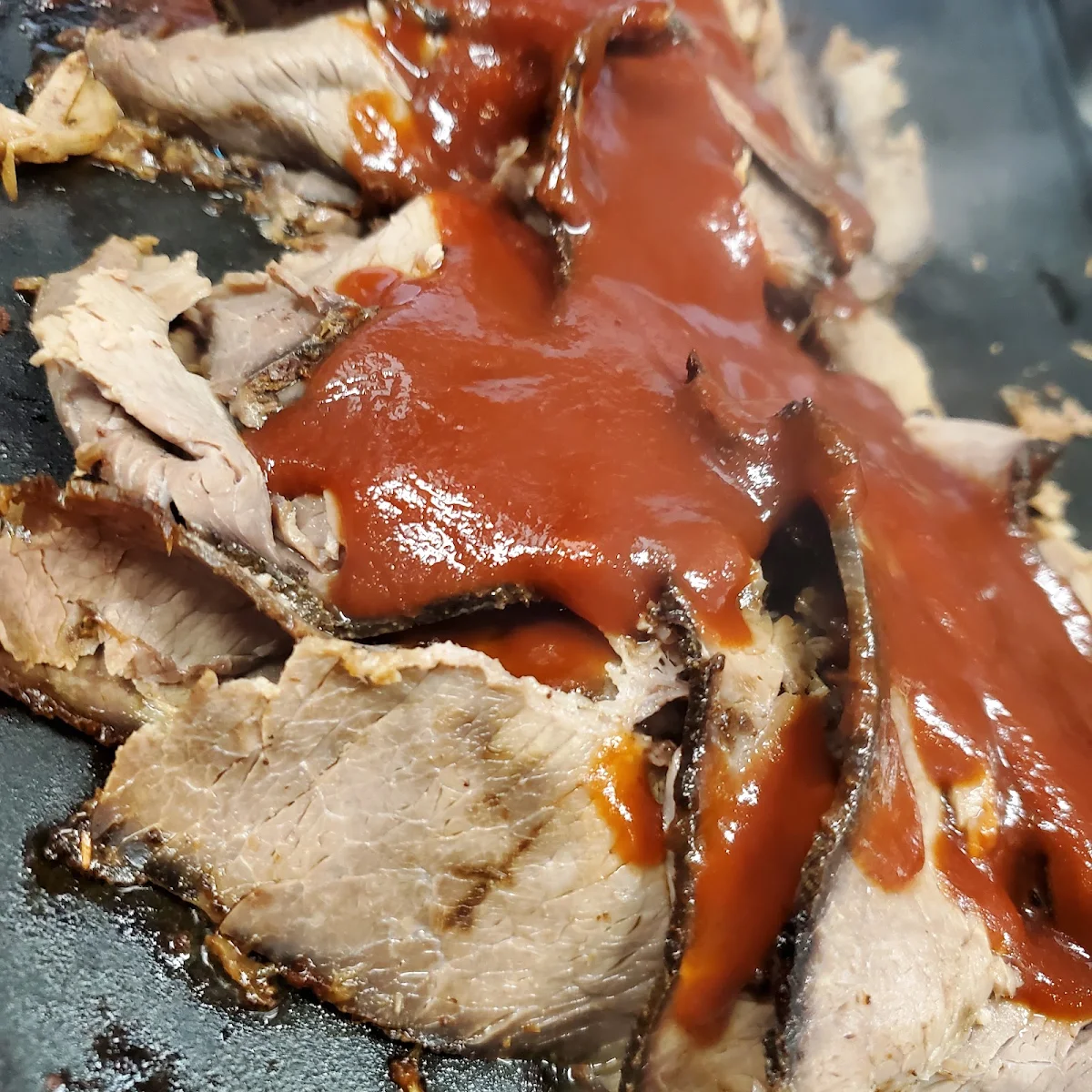 BBQ Pulled Pork w Bourbon BBQ Sauce