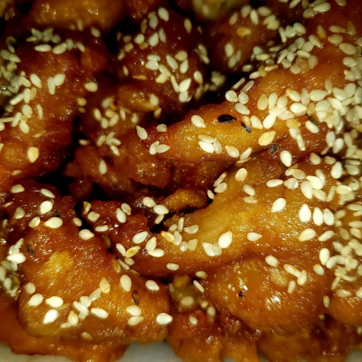 Sesame Chicken and Chicken Fried Rice