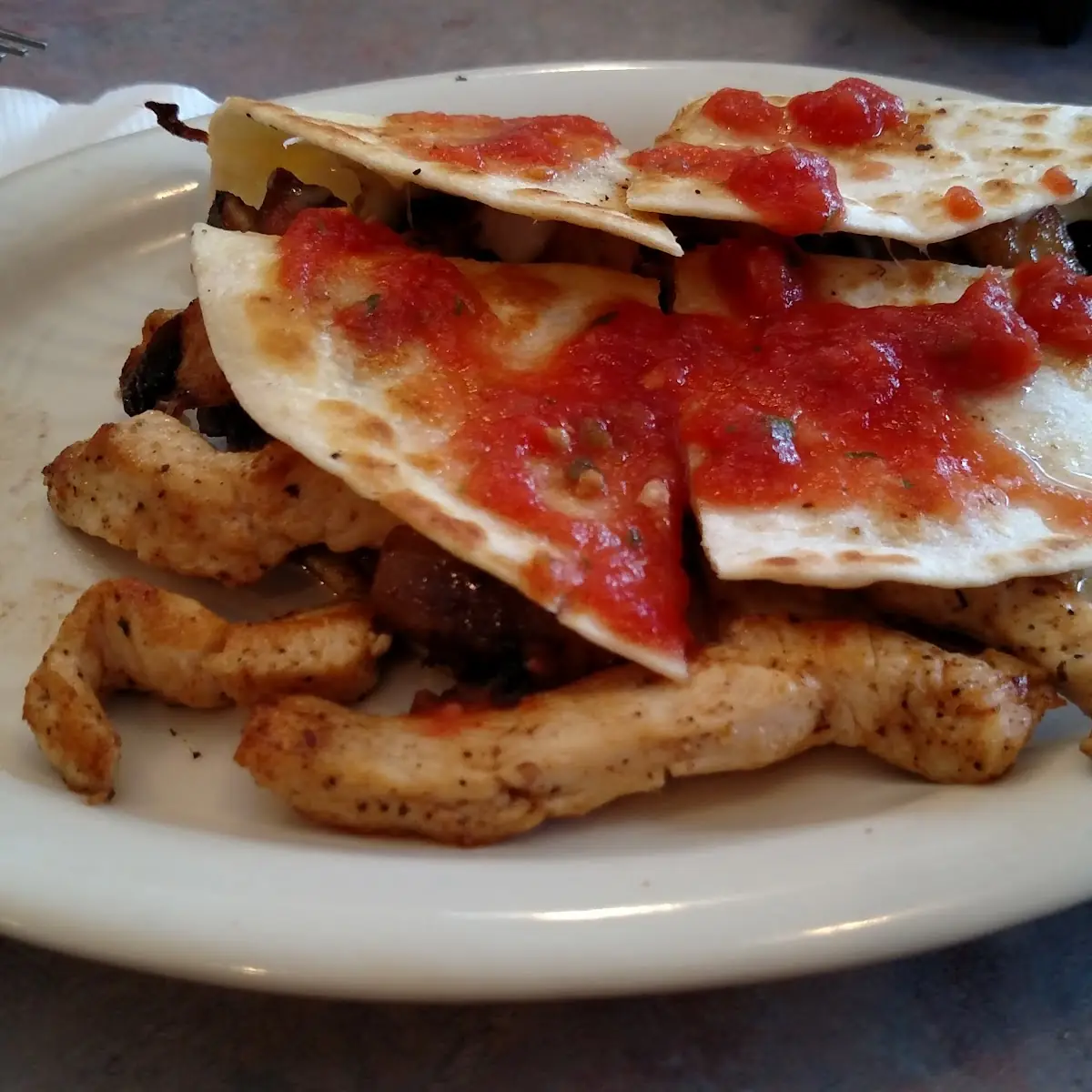 Quesadilla Botana with Meat