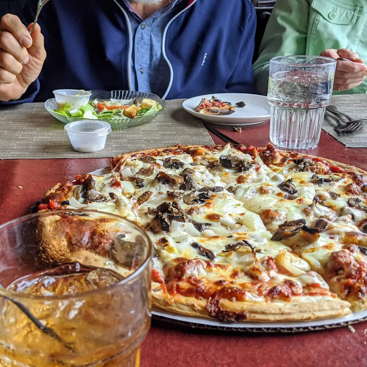 Sausage Mushroom Pizza