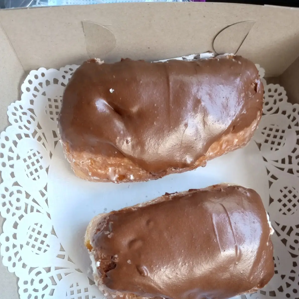 Chocolate Iced Long Johns