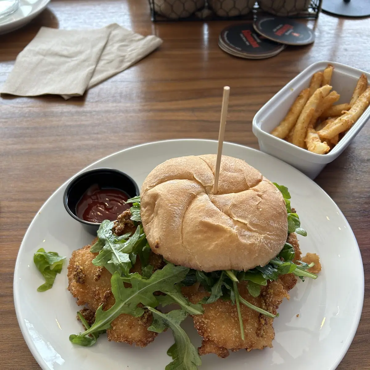 Pork Schnitzel Sandwich