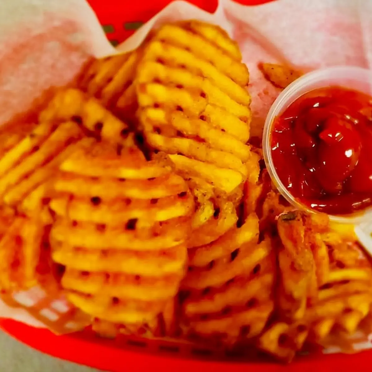 Waffle Fries Seasoned