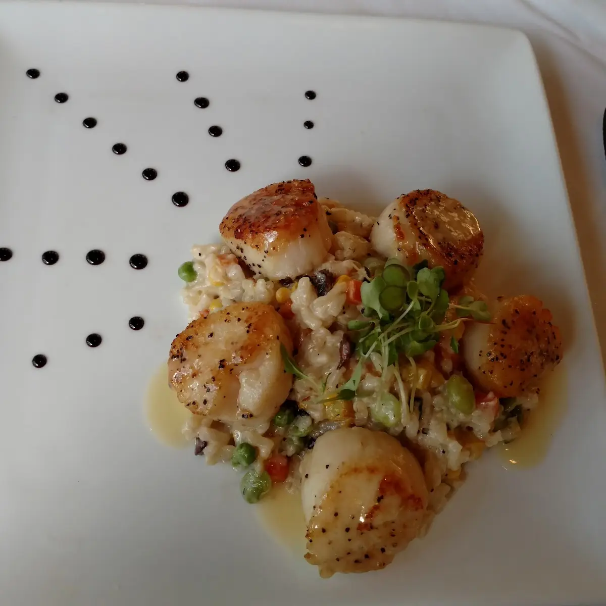 Pan Seared Diver Scallops